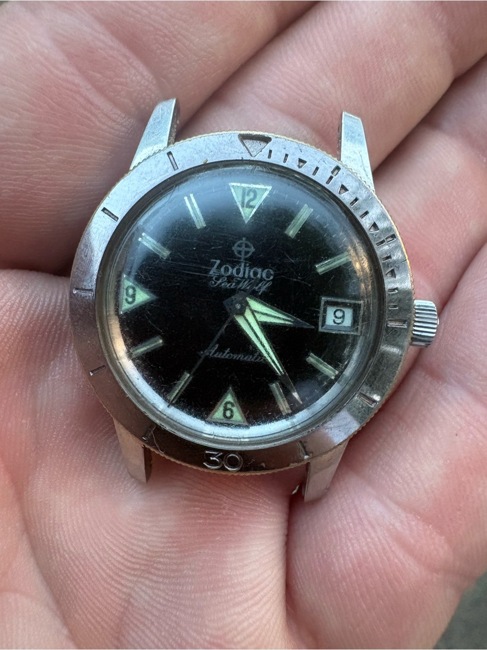 Zodiac sea wolf diver watch GENUINE AUTHENTIC